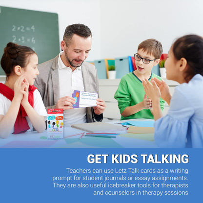 Conversation Cards for Kids with Autism or Aspergers - Learning & Education Toys, Conversation Starters, Autism Communication Cards for Kids and Adults, Therapy Tool, Stocking Stuffers