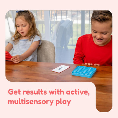 The Fidget Game Word Pop, CVC Word Games for Kids 4-6 - Learn to Read in Weeks - Multisensory Reading & Phonics Interactive Board Game Ideal for Pre Kindergarten to 1st Grade
