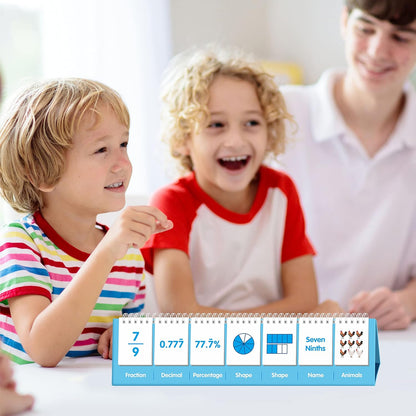 CVC Word Flip Chart - Double Sided 40 Short Vowel Word Flashcards, Freestanding, Educational Learning Tool for School Supplies