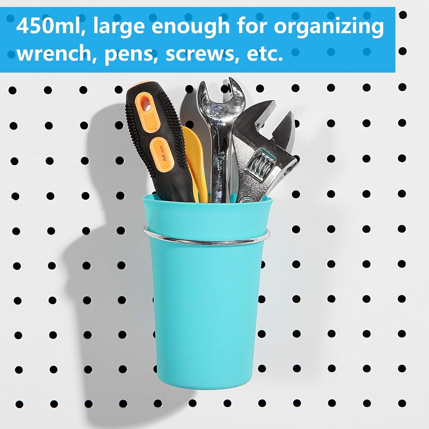 Pegboard Hooks, with Bins, Peg Locks, for Organizing Various Tools, 188 PCS, 80 of Which are Locks