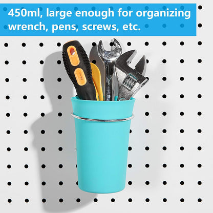 Pegboard Hooks, with Bins, Peg Locks, for Organizing Various Tools, 188 PCS, 80 of Which are Locks