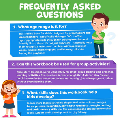 Preschool Learning Activities - Letter Tracing Books for Kids Ages 3-5 - Toddler Handwriting Practice - Learning Books for 4 Year Olds, Educational Learning Toys for 3 Year Old - 4 Year Old Boy Toys