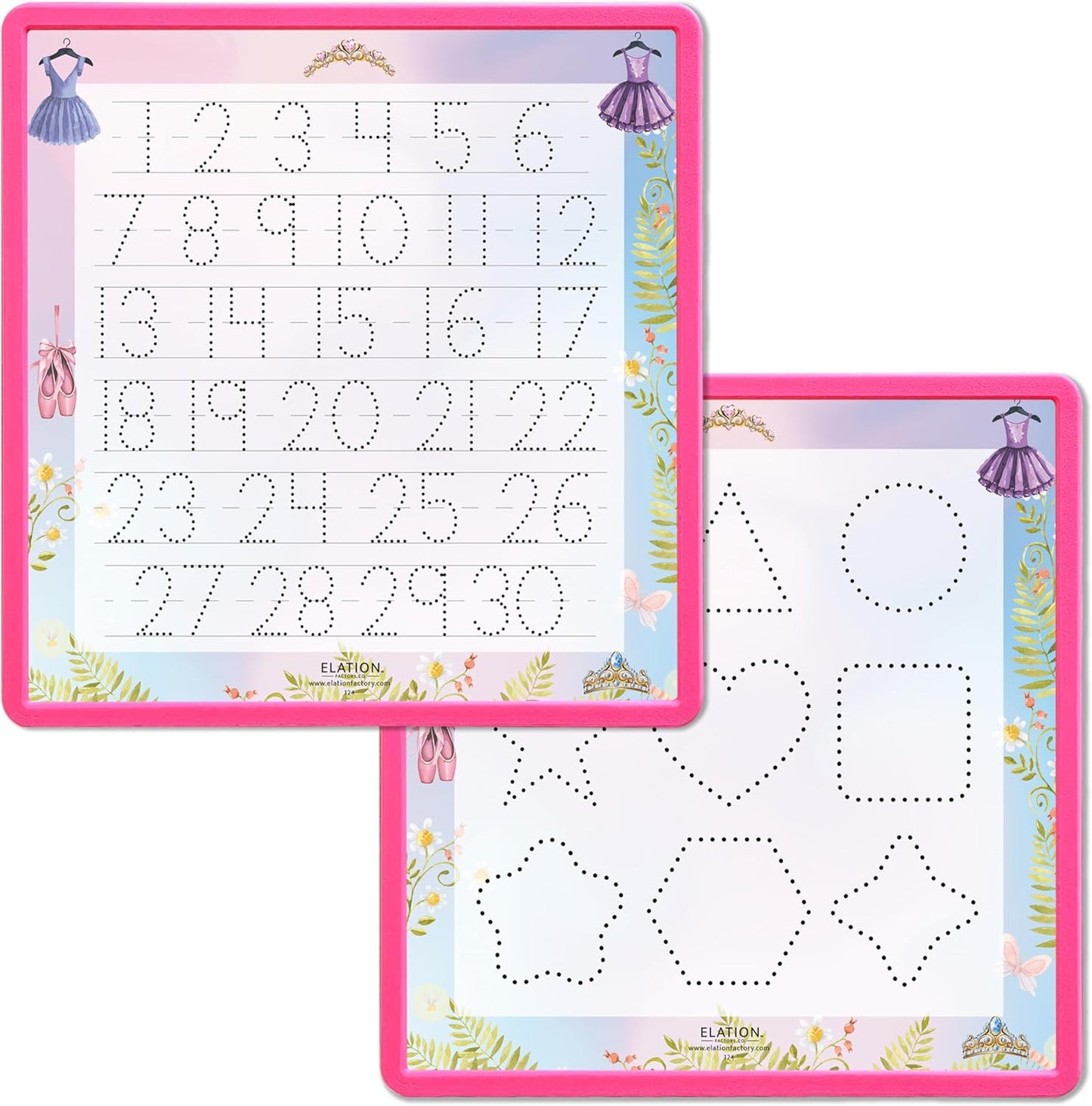 Kid's Name Tracing Board | Dry Erase Letter Tracing | Reusable Writing Practice Board | Personalized | Ballet Theme