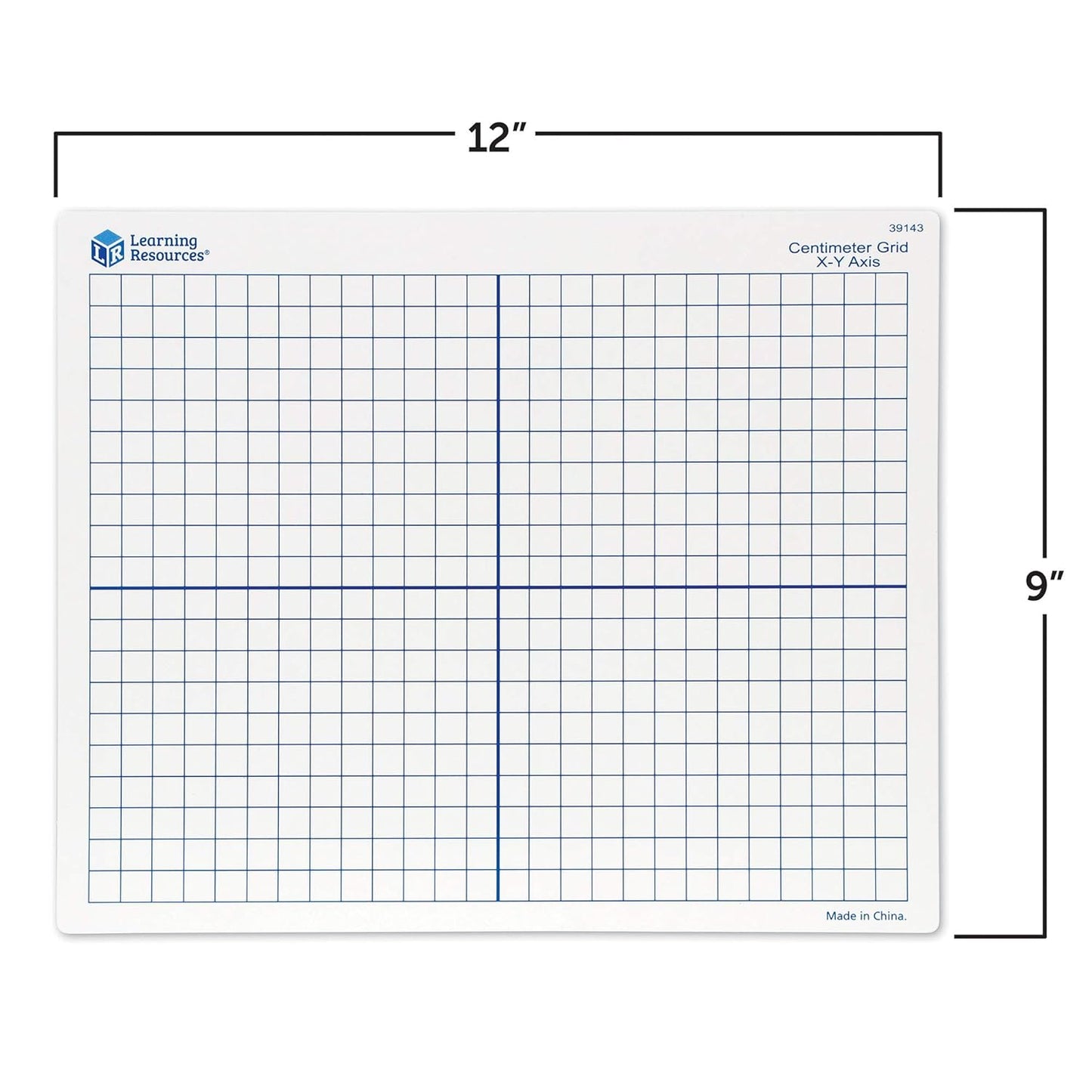 hand2mind - 42852 Plastic Cuisenaire Rods Classroom Kit (15 Sets of 74 Pieces) & Learning Resources 9"X 11" Double Sided x-Y Axis Dry Erase Mats,Ages 6+