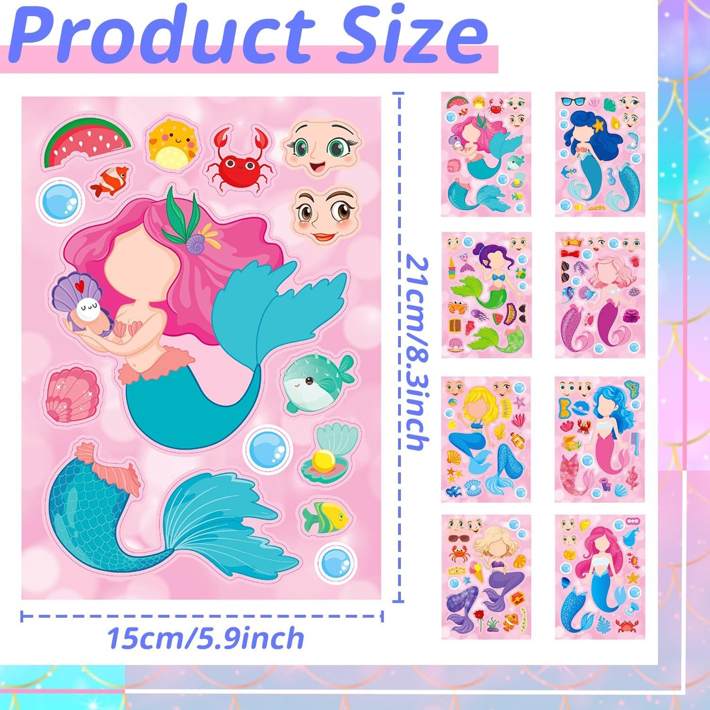 24-Sheet Make Your Own Science Sticker Kit | Microscope, DNA & Scientist Designs - Reusable Educational Decor for Classrooms & Kids Rooms