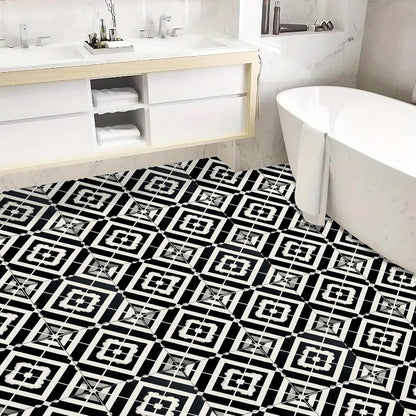 Wall Tiles Peel and Stick 12x12 Inch Ocean Coral Fish Pattern Vinyl Stickers Self Adhesive Tiles for Kitchen Bathroom Shower Laundry Room Aquarium Theme Home Renovation DIY Decor