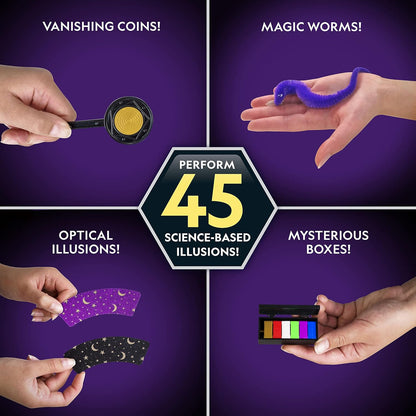 National Geographic Mega Magic Set - More Than 75 Magic Tricks for Kids to Perform with Steps, Video Instructions for Each Trick Provided by a Professional Magician (Amazon Exclusive)