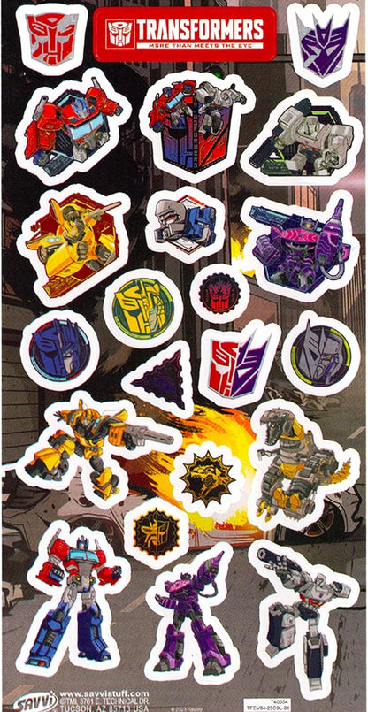 Hasbro Transformers Flash Cards Super Set Toddler Kids - Bundle with 72 Flashcards (2 Packs) Featuring Alphabet and Numbers for Pre-K Boys, Girls Plus Stickers | Transformers Learning Toys