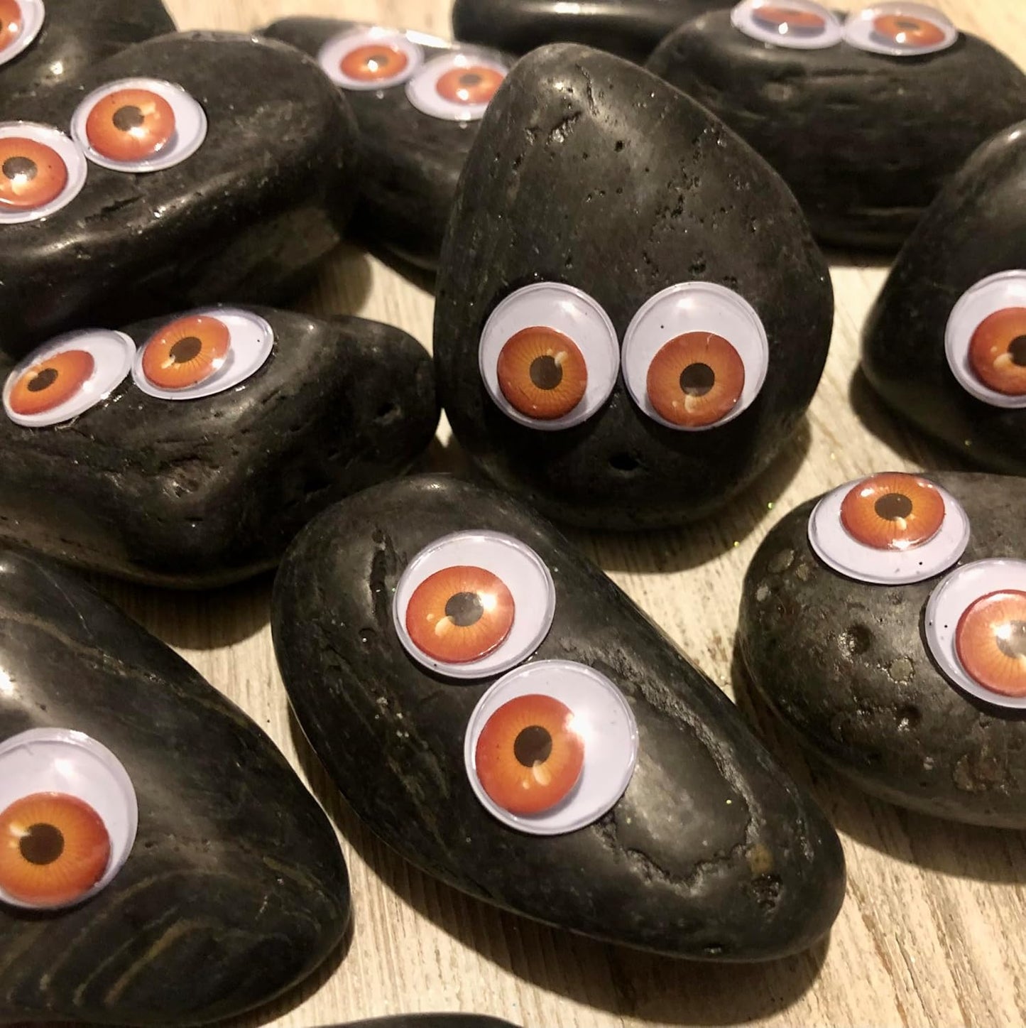Rock Pet Adoption Kit Funny Novelty Gag Gift (Green Eyes)