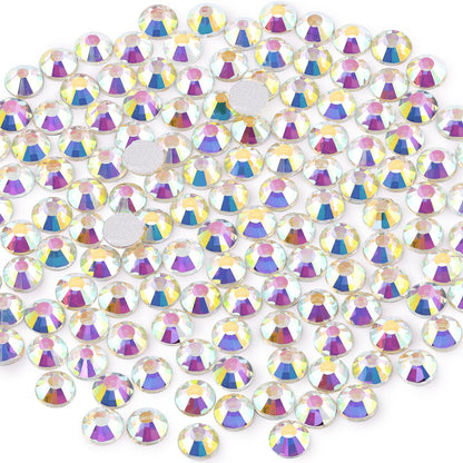 5000PCS SS6/2mm Glass Crystal Rhinestones (Clear), Bedazzling Flatback Rhinestones for Crafting DIY Crafts Nail Art Makeup Decoration, Gems Diamond Charms for Tumbler Shoes Clothing Mug