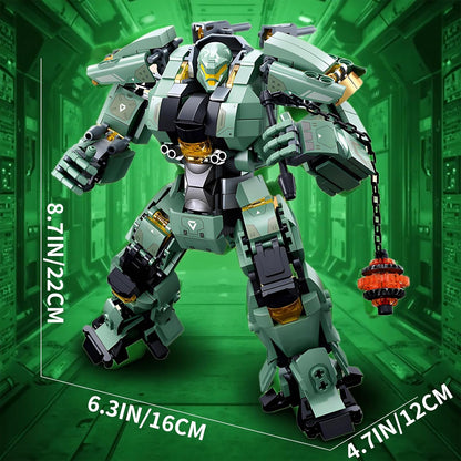 Ice Warrior Mech Building Blocks Sets Transforming Mech Robot Building Kits Mech Action Figures Model Toys Gift for Adults Kids Teens 561 PCS