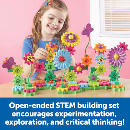 Learning Resources Gears! Gears! Gears! Space Explorers Building Set - 77 Pieces, Ages 4+, STEM Activities, Fine Motor Skills, Toddler Explorer Kit, Science and Construction, Boys and Girls Gifts