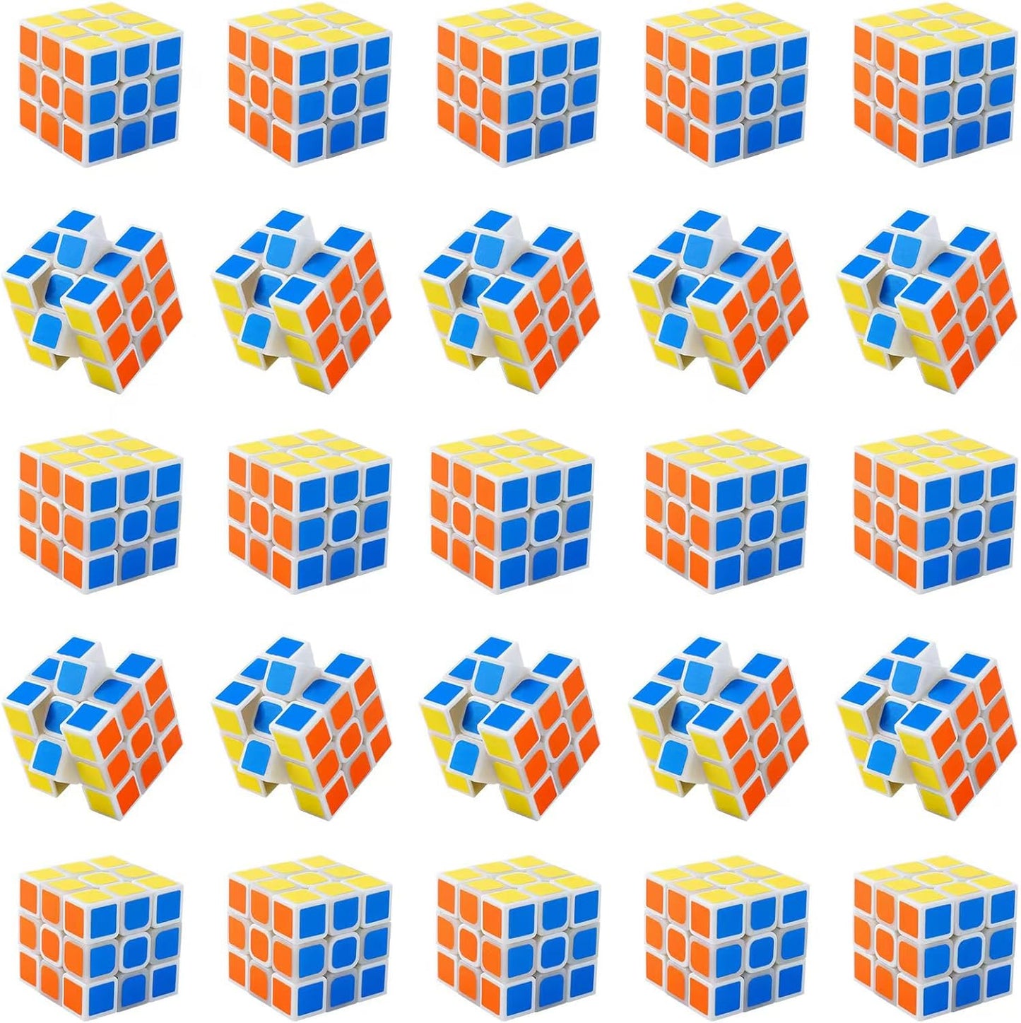 Mini Cube 12 Pack Puzzle Party Favors for Kids Birthday Party Favors, Magic Cube Classroom Prize for Students & School Rewards, Stress Relief Toys Easter Christmas Stocking Goody Bag Filler