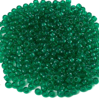 Gxueshan 1000 Pcs Acrylic Black Pony Beads 6x9mm Large Hole Pen Hair Kandi Beads Bulk for Friendship Bracelet Necklace Jewelry Making Earring Braiding Kit