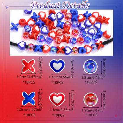 60PCS Purple Braids Beads 3 Styles Dreadlock Bead Accessories Cute Hair Jewelry AB Round Bead Decoration for Kids Girls