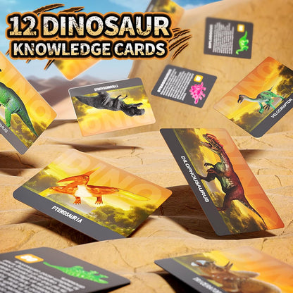 24 Dinosaur Eggs Dig Kit Toys for Kids, Dinosaur Eggs Excavation Kit with Magnifier, Easter Basket Stuffers, Science STEM Birthday Party Favors Gifts for Boys Girls Age 3 4 5 6 7 8 9 10 + Years Old