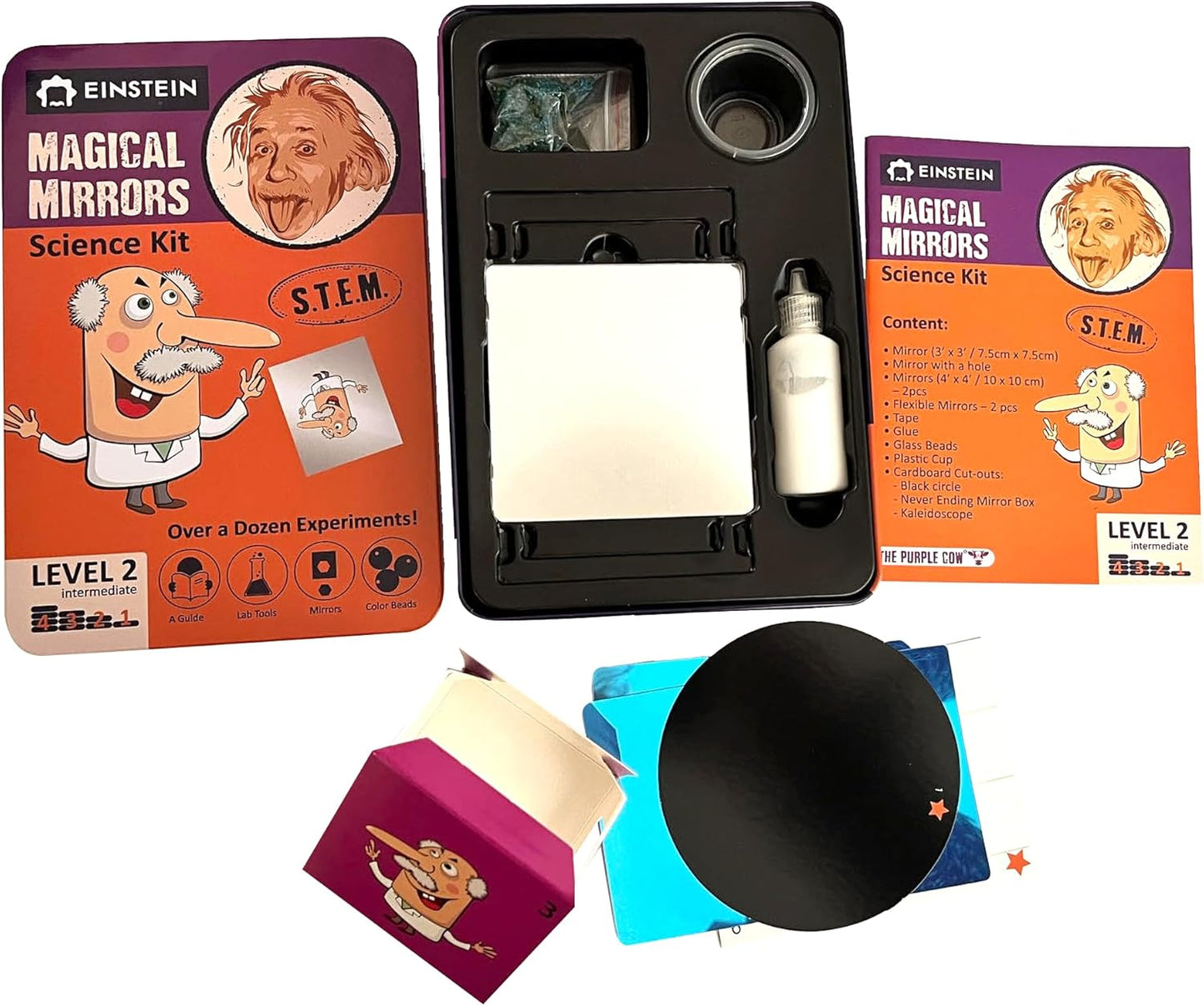 Einstein’s Optical Illusion LAB Science Kit for Kids. STEM for Boys & Girls Aged 8 and Above. 14 Exciting Experiments Inside/Detailed Picture Guide Included. Award Winning Kit