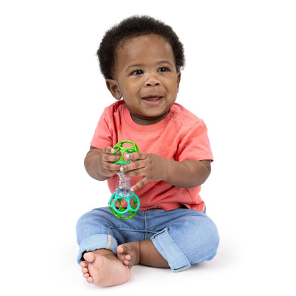 Bright Starts Soothers & Shakers 7pc Gift Set - BPA-Free Baby Rattles, Teethers and Stroller Toys, Unisex, Newborn+
