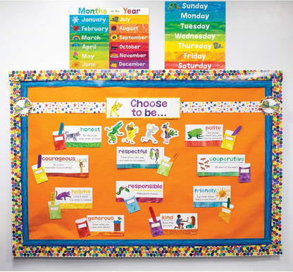 World of Eric Carle 43 pc Bundle of Math Bulletin Board Decorations, Numbers 0-20, Ten Frames, Counters, Place Value Math Manipulatives, Homeschool and Classroom Decor