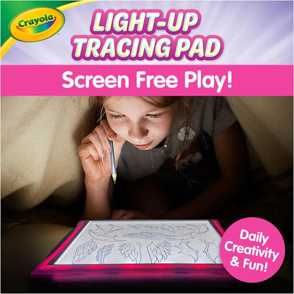 Crayola Light Up Tracing Pad - Blue, Drawing & Tracing Projector for Kids, Sketching Light Box Table, Toys for Kids, Gift for Girls & Boys, Ages 6+