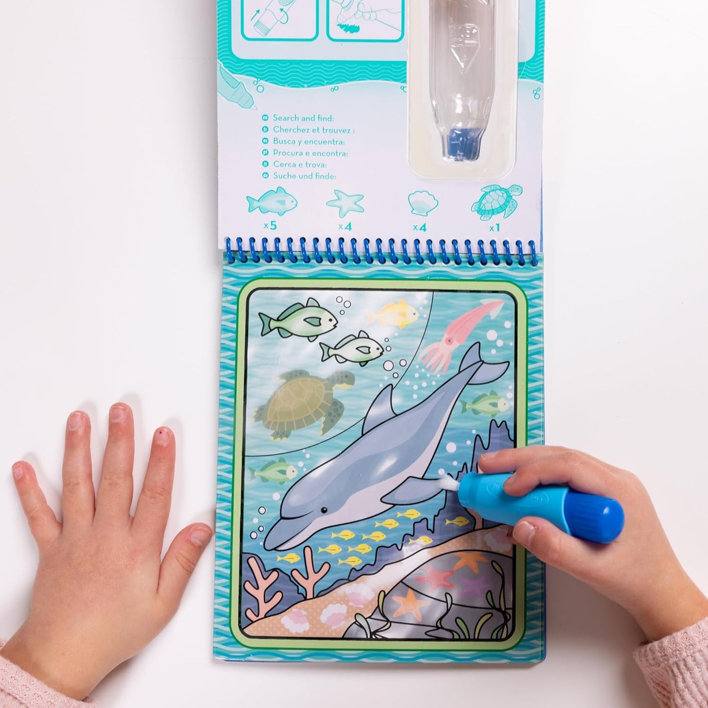 Melissa & Doug On The Go Water Wow! Mess Free Coloring Book, Reusable Water-Reveal Activity Pad, Dinosaurs, Travel Toys, Party Favors, for Toddlers & Kids Ages 3+