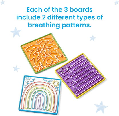 hand2mind Wooden Mindful Maze Set, Tactile Sensory Toys for Toddlers, Calm Down Corner Supplies, Mindfulness for Kids, Occupational Therapy Toys, Quiet Fidgets for Classroom, for Kids