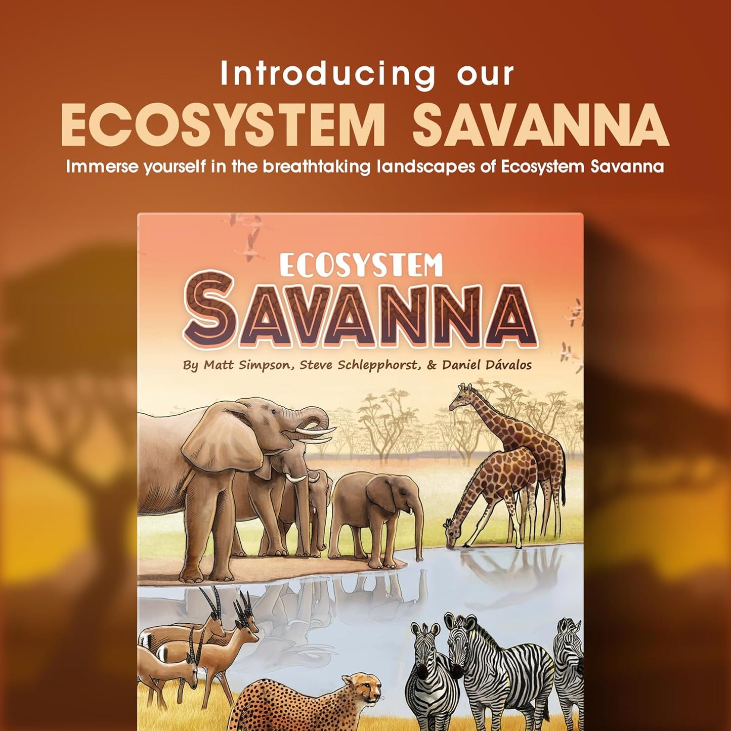 Ecosystem - A Family Card Game about Building Habitats | Learn about Animals, Ecology & Biodiversity for Kids, Adults, Families or the classroom! Fun Board Games for Environmental Science Class