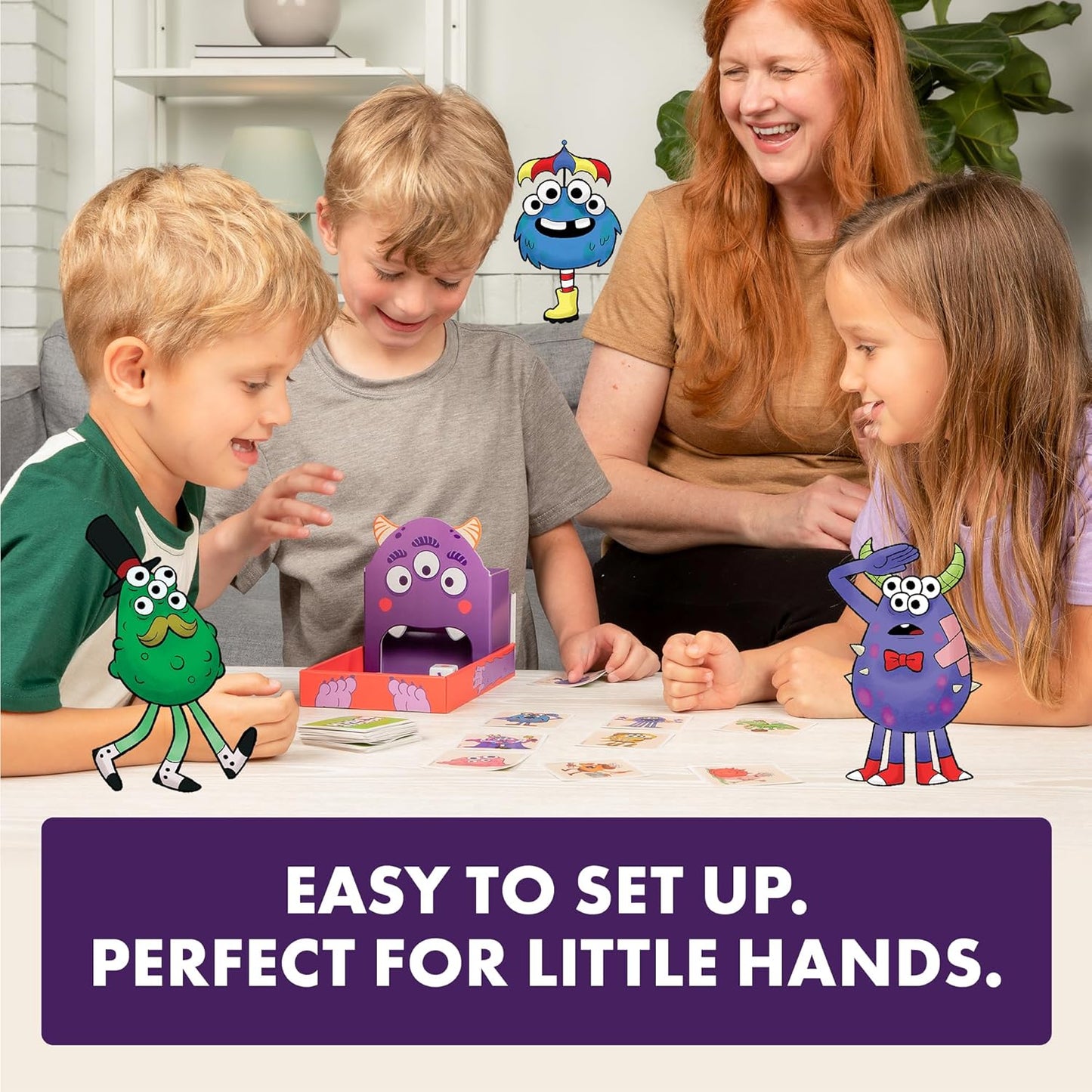 Exploding Kittens Monster Match – Matching Dice Game for Kids Ages 4+– 2-6 Players – Fun Family Game Night-Creative Kids Game