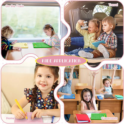 Yexiya 3 Pcs Magnetic Drawing Board for Kids, Toddler Travel Drawing Kit Magnet Sketch Thread Board with Stylus Pen and Beads Toy for Child Quiet Time Activities (7 x 8.5 Inches,Blue)