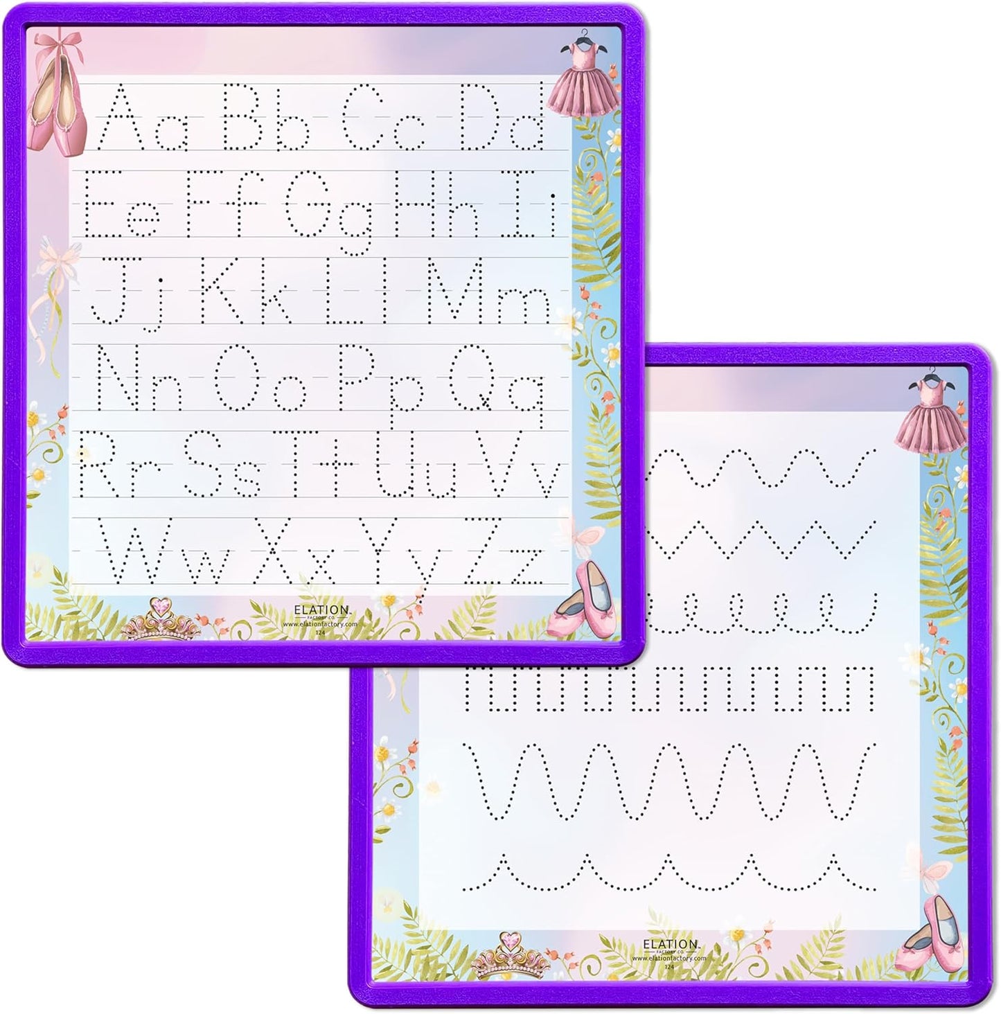 Kid's Name Tracing Board | Dry Erase Letter Tracing | Reusable Writing Practice Board | Personalized | Ballet Theme