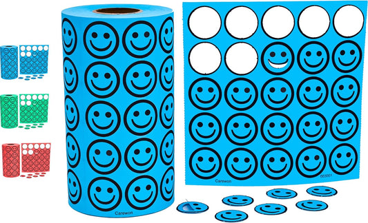 2500 Bingo Chips, Blue (1 of 3 Colors), 3/4", Counting Chips, Math Counter, Reusable or Disposable