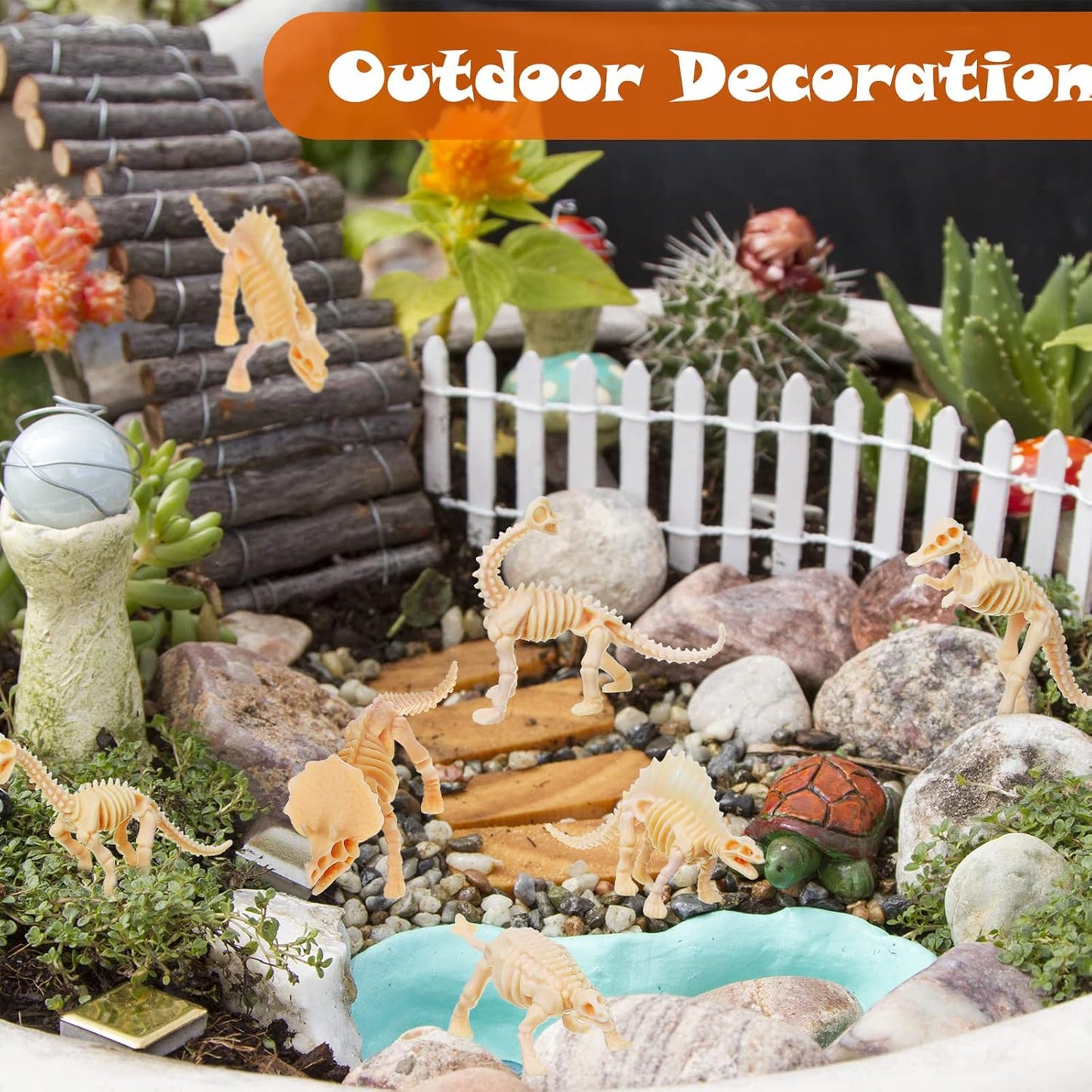 60 Pcs Dinosaur Fossil Skeleton Assorted Dinosaur Skeleton Figures Educational Dino Bones Gift Toys for Science Dino Sand Dig Birthday Party Party Favor Decorations