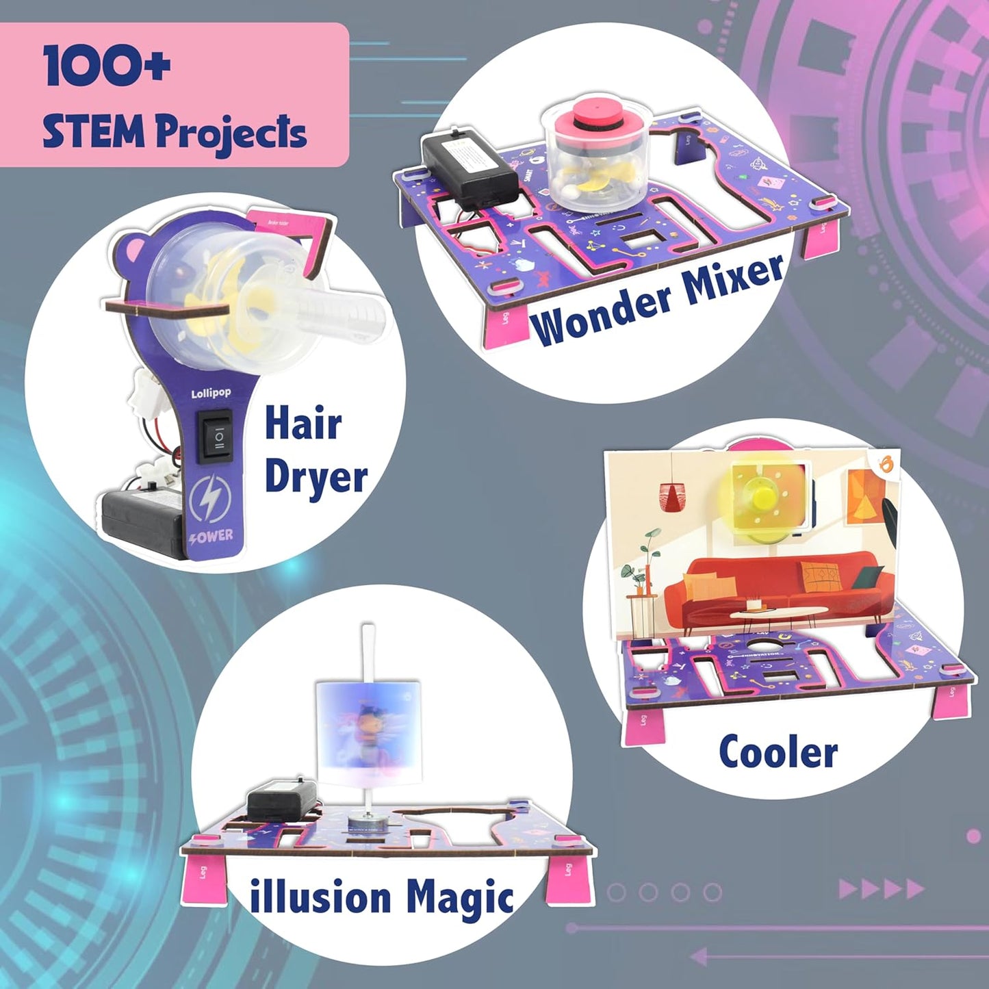 Butterfly EduFields 30in1 STEM Kits for Kids Age 8-10-12 | STEM Toys for Ages 8-13 | Electricity & Magnetism | Science Project Kit for Boys & Girls Aged 8-10-12-14 | Best Educational Birthday Gift