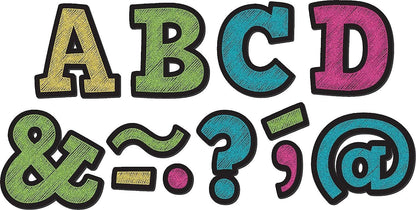 Teacher Created Resources Chalkboard Brights 2" Bold Block Magnetic Letters (TCR77190)