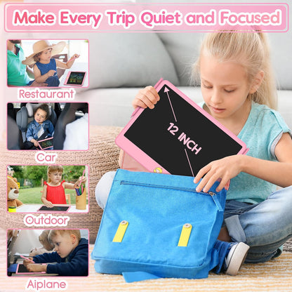 Hockvill LCD Writing Tablet for Kids, 16Inch Toys for Girls Boys Drawing Pad for 3 4 5 6 7 Year Old Kid, Toddler Doodle Board Christmas Birthday Gift for Kids，Erase Lock Writing Board