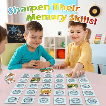 Aizweb CVC Word Match Game - 60 Pc Toddler Card Games for Kids Ages 3-6, Phonics Flash Cards for Preschool & Kindergarten Learning Activities, Educational Toys for Home School Supplies