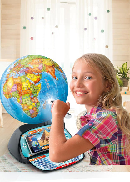 Clementoni 59364 Real-time Digital World Globe for Kids Ages 7 and Up