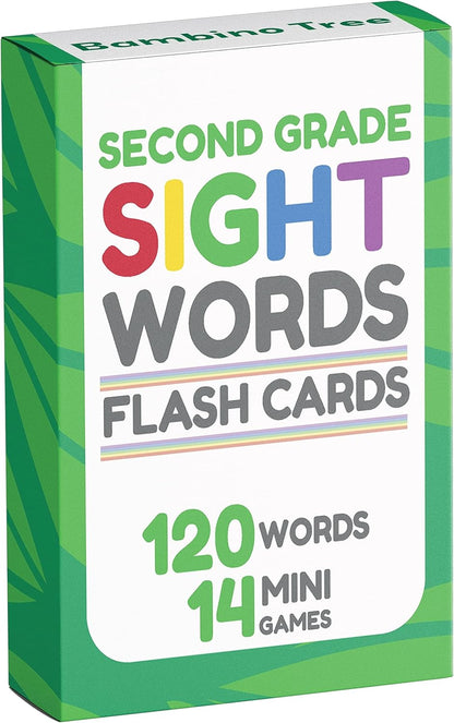 Sight Words Flash Cards 1st Grade - 120 High Frequency Words from Dolch's and Fry's Lists for 6-7 Years