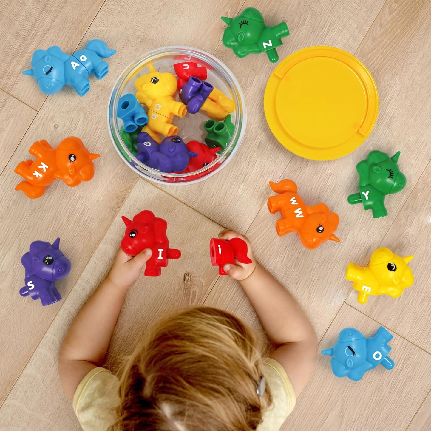 TSYAN Ice Cream Toy Set - Number & Shape Sorting Stacking Bucket for Toddlers - Educational Counting Color Recognition - Fine Motor Toys Math Learning Toys for Kids Ages 3+Year Old