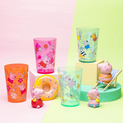 Zak Designs 14.5oz Disney Frozen 2 Nesting Tumbler Set Includes Durable Plastic Cups, Fun Drinkware is Perfect for Kids, 4pk (14.5oz, Anna & Elsa & Olaf)