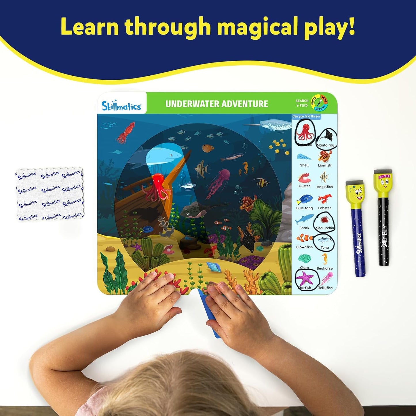 Skillmatics I Can Write PAW Patrol - Reusable Preschool Learning Activities, Educational Toy and Game, Back to School Supplies, Gifts for Students, Kids, Toddlers Ages 3, 4, 5, 6