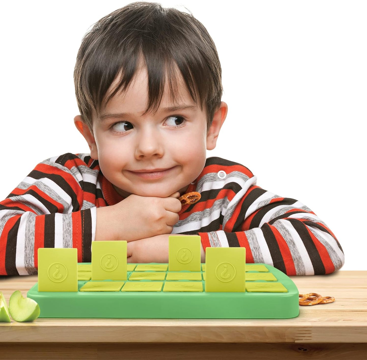 Genuine Fred MATCH UP Memory Snack Tray, Fun Interactive Snack Game for Kids, Travel Friendly Food Tray, Perfect Snacktivity for Picky Eaters