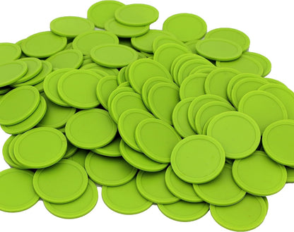 35MM/1.37-inch Box of 120 Counting Coins for Poker Chips and Game Coins (Light Blue, 35MM/1.37-inch)