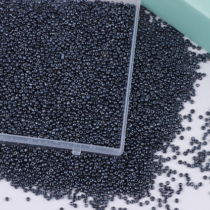 10100 Pcs Size 11/0 Glass Seed Beads, 2 mm Dark Green Small Mini Spacer Loose Pony Beads for Jewelry Making and DIY Crafts - Colors A