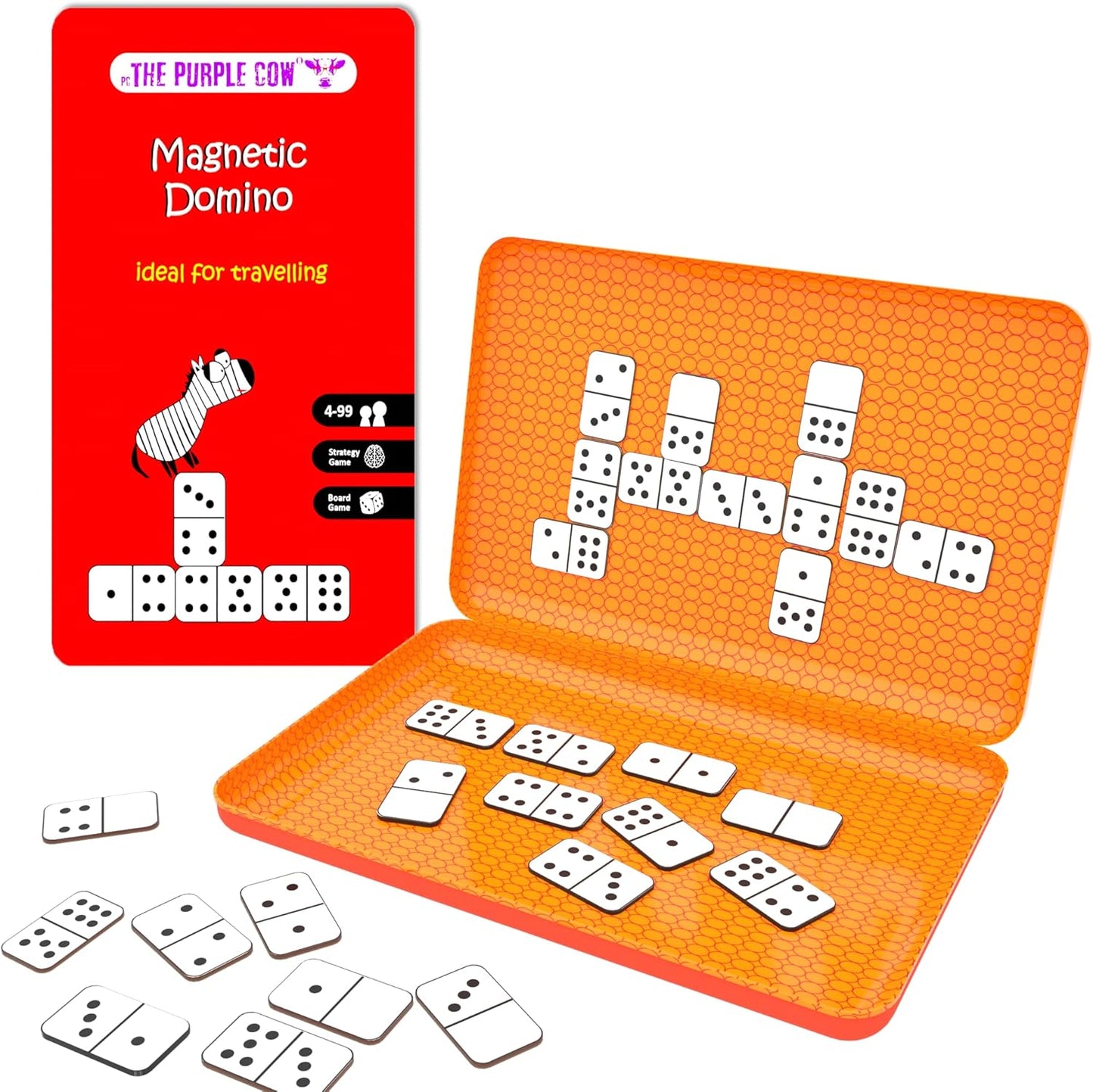 The Purple Cow Magnetic Game Box for kids and adults, Jet Setter