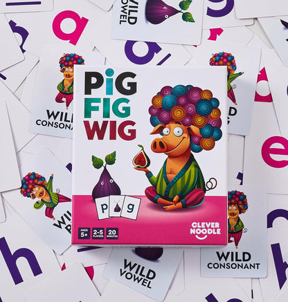 Clever Noodle Pig Fig Wig I A Hilarious Fun Word Game for Kids Learning to Read I Phonics Game I Reading Games