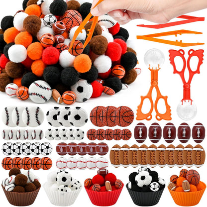 270 Pcs Numbers and Letters Sensory Bin Items Back to School Counting Sorting Sensory Bin Filler Fine Motor Numbers and Letters Geometric Figure Counts for Easter Spring Summer Sorting