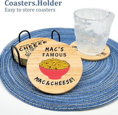 Golden Girls TV Show Merchandise,6 PCS Cork Coasters for Drinks,Funny Set with Coasters Holder,Golden Girls Fans Clean Dirty Dishwasher Magnet,Refrigerator Sign Kitchen Decor Gifts