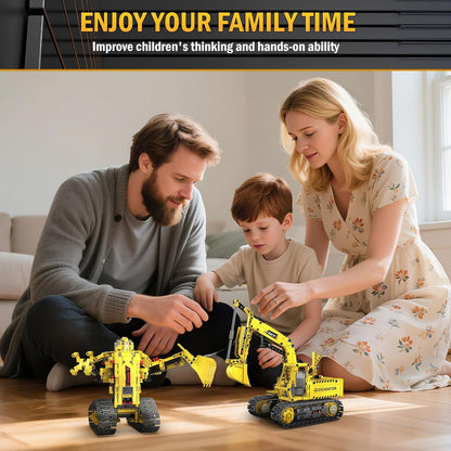 5-in-1 STEM Robot Building Kit with Remote Control & APP, Science Robot Educational Toys for Kids Age 8-16, Birthday Gifts for Boys Girls with 358 Piece