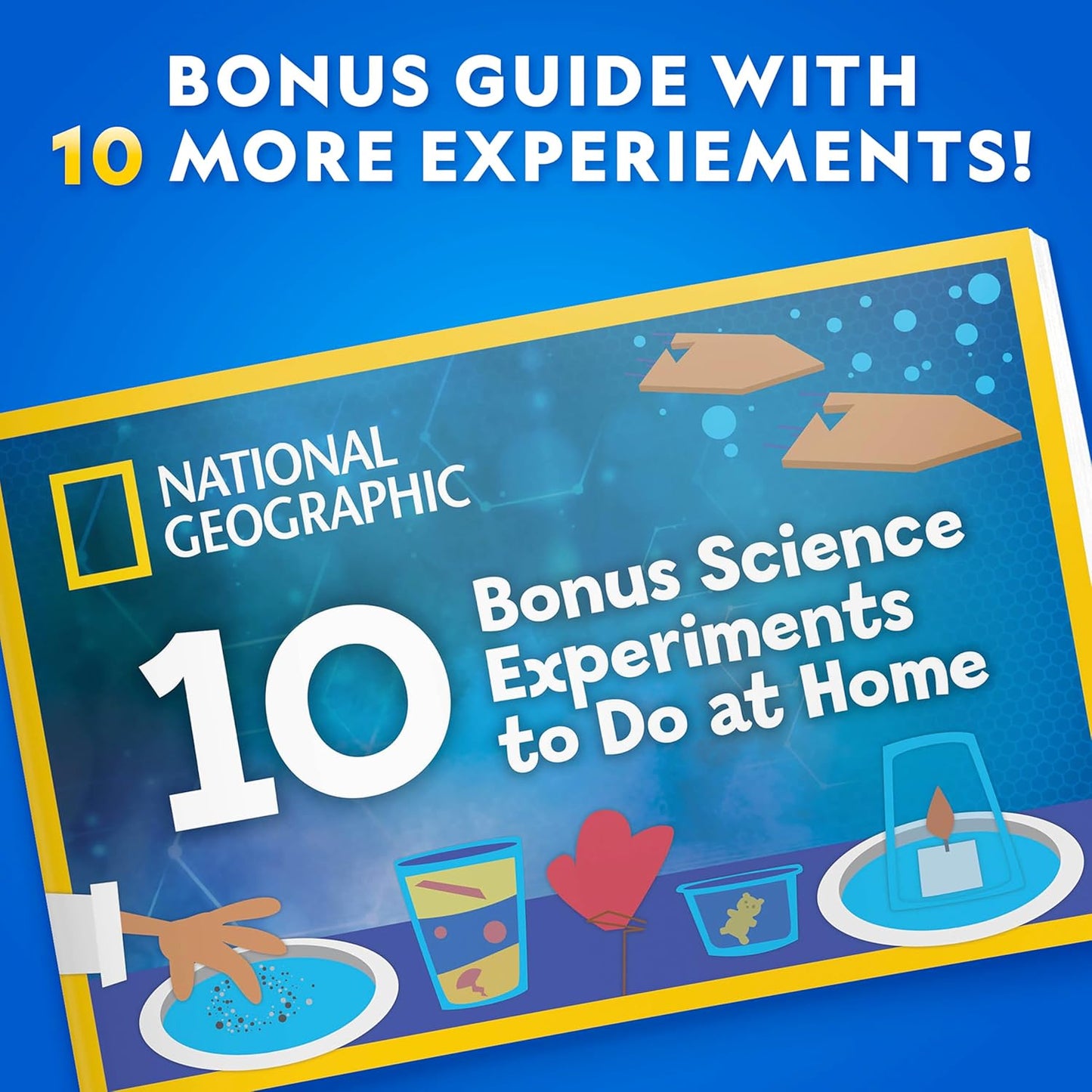 NATIONAL GEOGRAPHIC 2026 Science Kit & Rock Collection Advent Calendar – Jumbo Advent Calendar with 24 Days of Science Experiments, Gemstones & More for Kids, STEM Projects for Kids Ages 8-12